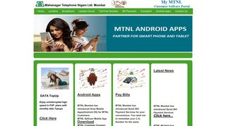 
                            1. MTNL Mumbai - Customer SelfCare Portal : Online Book Landline ... - Mtnl Self Portal