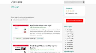 
                            4. Mttb Login - Http Mytoptierbusiness Com Members Portal