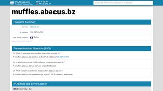 
                            7. muffles.abacus.bz : Sign In - IPAddress.com - Muffles Abacus Bz Login