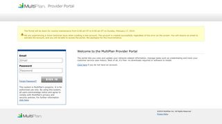 
MultiPlan Provider Portal
