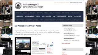 My Access MTA I-Vault Portal – MTA TMBA - Mtabsc Self Service Portal