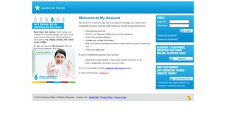 My Account - amwater.com - American Water - Myh2o Portal