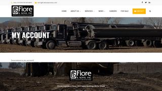 
                            2. My Account - Fiore & Sons, Inc. - Fiore And Sons Employee Portal