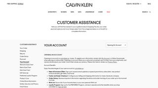 
                            3. My Account | Log in or Sign Up | Calvin Klein - Calvin Klein Account Portal