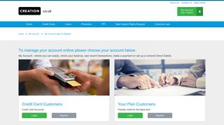 
                            1. My Account Login or Register - Creation - Your Plan Sign In