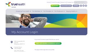 
                            4. My Account Login - True Health New Mexico - True Health Patient Portal