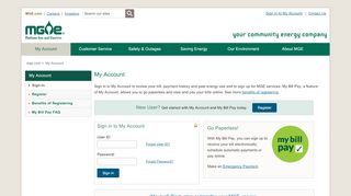 
                            1. My Account - Madison Gas and Electric - Madison, Wisconsin - Madison Gas And Electric Portal