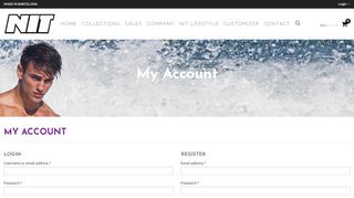 
                            4. My Account | NIT | THE NEW SWIMSUIT - Nit Login