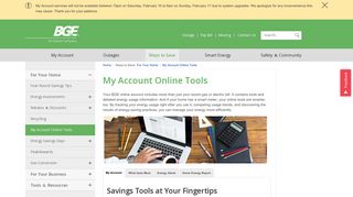 
                            2. My Account Online Tools | Baltimore Gas and Electric Company - Bge Sign In