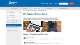 
                            5. My Account Online Tools | Pepco - An Exelon Company - Pepco Bill Pay Portal