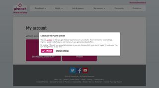 My account - Plusnet - Cannot Portal To My Ee Account
