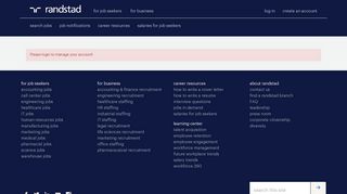 
                            2. My Account - Randstad - Randstad User Portal