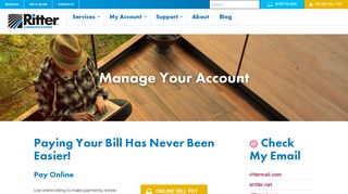 
                            4. My Account | Ritter Communications - Rittermail Email Login