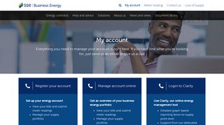 
                            8. My Account | SSE Business Energy - Southern Electric Your Portal