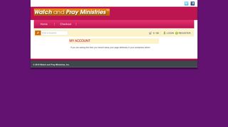 
                            8. My Account « Watch And Pray Media - Praymedia Login