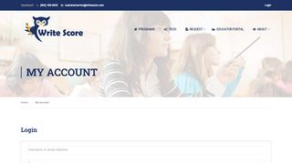 
                            8. My Account - Write Score - Www Writescore Com Portal