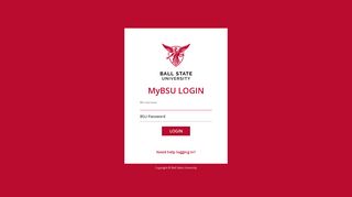 
                            1. My BSU - Ball State University - Ball State Portal