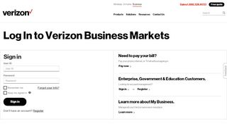 
                            8. My Business Sign In - Verizon - Verizon Business Portal Pay Bill