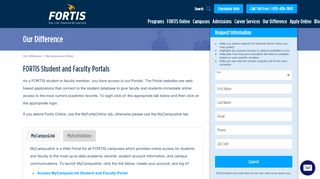 
                            7. My CampusLink - Fortis College - Brightwood Career Institute Portal Portal