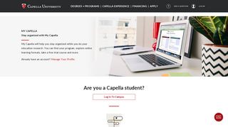 
                            2. My Capella - Capella University - Capella University Iguide Portal