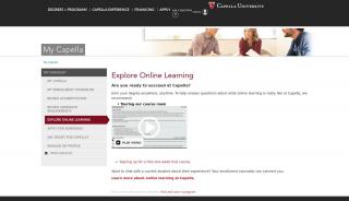
                            4. My Capella: Explore Online Learning - Capella University - Capella Student Portal