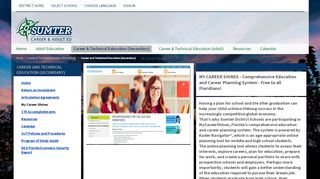 
My Career Shines - Sumter District Schools
