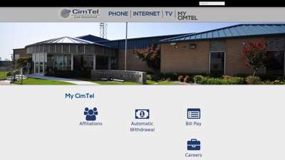My CimTel  Welcome to CimTel! Providers of Internet ...