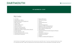 
                            4. My Dartmouth—Staff - Dartmouth College - Dartmouth Employee Self Service Portal