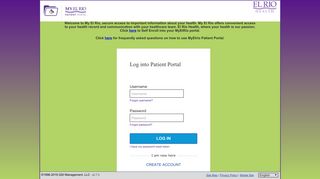 My El Rio Login - Login - Patient Portal - El Rio Health Portal