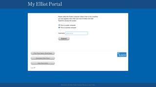 
                            2. My Elliot Portal - Elliot Remote Access Portal
