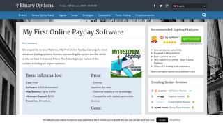 
                            1. • My First Online Payday Software Review - What A Name • - My First Online Payday Portal
