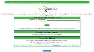 
                            1. My Freecycle Network - Freecycle Com Portal