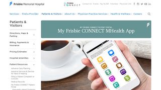 
My Frisbie CONNECT MHealth App - Frisbie Memorial Hospital
