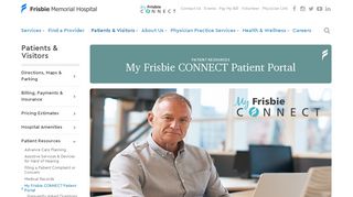 
                            1. My Frisbie CONNECT Patient Portal - Frisbie Memorial Hospital - My Frisbie Connect Login