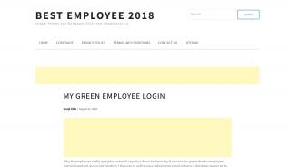 
                            7. My Green Employee Login - Best Employee 2018 - Lrcr Employee Portal