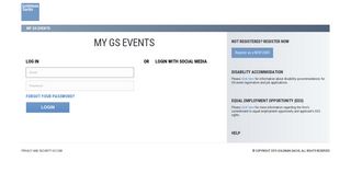 
                            3. My GS Events - Avature - Goldman Sachs Events Portal