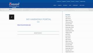
                            4. MY HARMONY PORTAL – Harmony School of Excellence – Laredo - My Harmonytx Org Portal