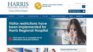 
                            3. My Harris Regional | Duke Lifepoint - Harris Regional Patient Portal