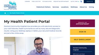 
                            5. My Health Patient Portal | Doctors Community Hospital - Evangelical Hospital Patient Portal