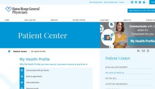 
                            1. My Health Profile - Baton Rouge General Physicians - Brg Physician Portal