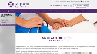 
                            1. My Health Record > St Joseph Regional Medical Center - St Joseph Regional Medical Center Patient Portal