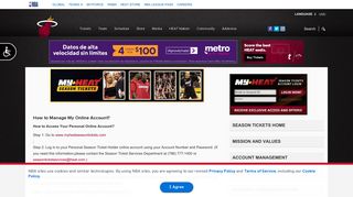 
                            3. My HEAT Season Tickets Account Management | Miami Heat - Miami Heat Ticketmaster Portal