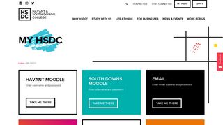 
                            1. My HSDC - Havant & South Downs College - Harrow College Moodle Portal