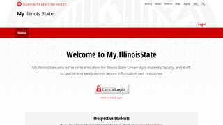 
My Illinois State: Home  
