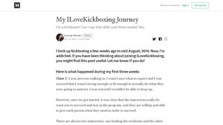 
                            8. My ILoveKickboxing Journey - Kayleigh Mihalko - Medium - Ilkb 45 Day Challenge Portal