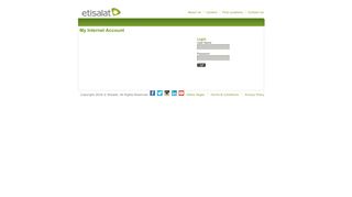 
                            8. My Internet Account - Etisalat Internet Email Portal