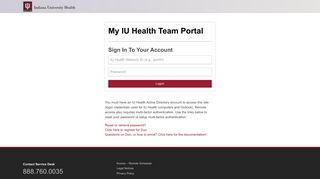 My IU Health - Team Member - My Iu Portal Portal