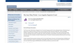 
My Jury Duty Portal - Los Angeles Superior Court ...  
