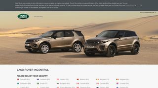 
                            2. My Land Rover InControl - Land Rover Dealer Portal