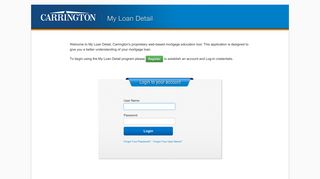 
                            6. My Loan Detail - Myloan Carringtonms Com Portal